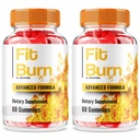 (2 Pack) Fit Burn Gummies – Keto ACV Daily Formula with a Clean, Natural Blend to Support Fitness Goals, Steady Energy & an Active Lifestyle | Great-Tasting, Easy-to-Chew FitBurn Gummy (120 Gummies)