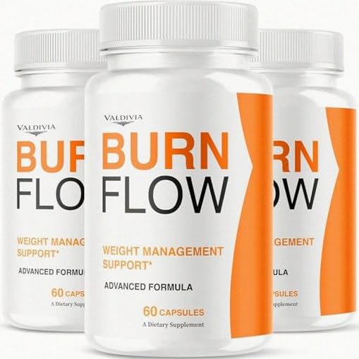 Dietary Supplement (3 Pack) Burn Flow Capsules - Official Burn Flow Loss Capsules Premium Supplement Support Healthy Digestion, BurnFlow Pills Advanced Formula for Overall Health & Wellness