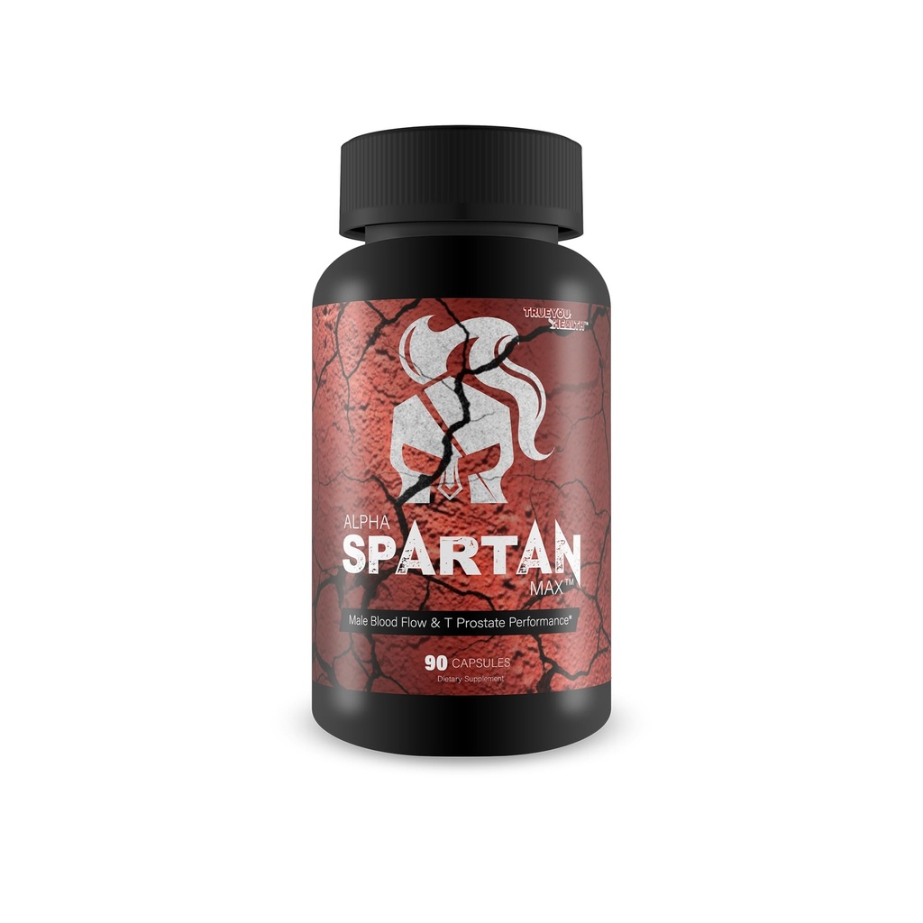 Alpha Spartan Max - Our Best Male Blood Flow & Prostate Support Supplement - Alpha Trt for Men - Stamina & Circulation - Support Healthy Urinary Flow - Prostatitis Treatment - Alpha Male Supplement