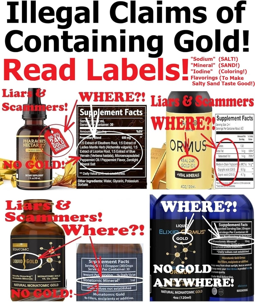 EnerGold® Monoatomic Gold/ORMUS: World's ONLY Pure-G O L D! Deflect Radiation, EMFs, & Low-Energy Frequencies; Repair DNA, Pineal Gland, & Alle Gewebe des Körpers; Energize Your Aura & Chakras,...