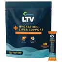 UpWellness LTV Liver Hydration Packets - Electrolytes Powder Packets for Instant Hydration and Liver Support - Physician-Formulated - Zero Added Sugar - 30 Packets - Delicious Tropical Punch Flavor
