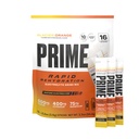 PRIME Rapid Rehydration Electrolyte Powder Sticks, Glacier Orange, Sugar Free Hydration Drink Mix with Sodium, Potassium, Magnesium & B Vitamins to Replenish Fluids, Caffeine Free, 16 Count