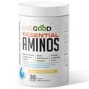 LIVEGOOD Essential Aminos | Essential Amino Acid Formula with BCAAs & Electrolytes | Lean Muscle Support, Recovery & Stamina | Sugar Free, Caffeine Free, Vegan | Lemon Lime