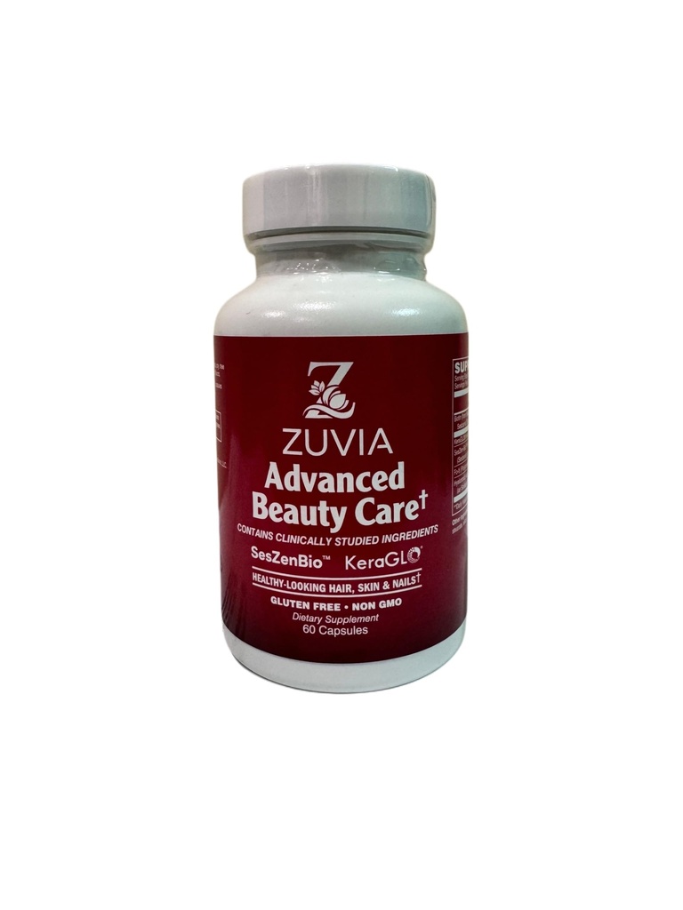 Advanced Beauty Care – Dietary Supplement with Sesbania Extract, Hydrolyzed Keratin, Fo-ti, and Hyaluronic Acid – 60 Capsules