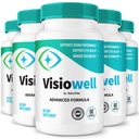 (5 Pack) VisioWell Capsules – Eye Support Supplement | Vision Clarity & Eye Health Support for Screen Use & Daily Wellness | Easy-to-Swallow Pills, Non-Habit Forming (300 Capsules)