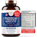 Fadogia Agrestis und Tongkat Ali Supplement - Fadogia Agrestis 600mg, 500mg Longjack Tongkat Ali für Männer, Maca Root, Fenugreek, Ashwagandha, Saw Palmetto Energie zu unterstützen, Stamina, Vitalität - 120Caps