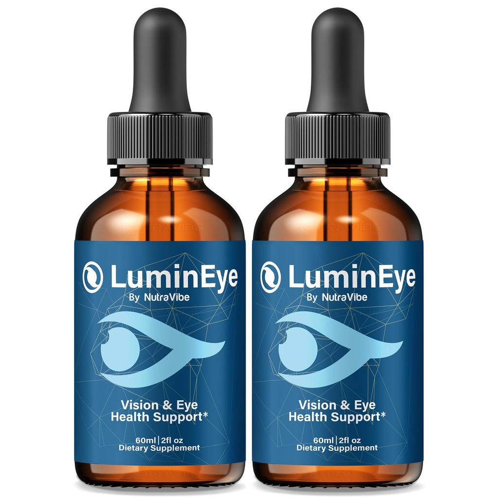 (2 Pack) LuminEye – Official Lumin Eye Nano Formula Sublingual Drops with Natural Ingredients – Oral Supplement for Healthy Vision, Clarity & Gentle Eye Care | Not Direct-to-Eye (60 Servings)
