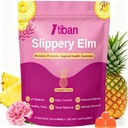 Slippery Elm Feminine Probiotic Moisture Gummies, pH Balance, Vaginal Flora, Odor Health with Bacillus coagulans, Delicious Pineapple Flavor, 60 Count
