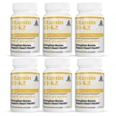 TURNER Vitamin D3 and K2 Caps, High Potency D3 2000IU and K2 (MK7) 80mcg, Unique VIT D3 from 100% New Zealand Sheep's Wool Lanolin. Cardiovascular Support & Bone Health, 360 Softgels 6 Month Supply