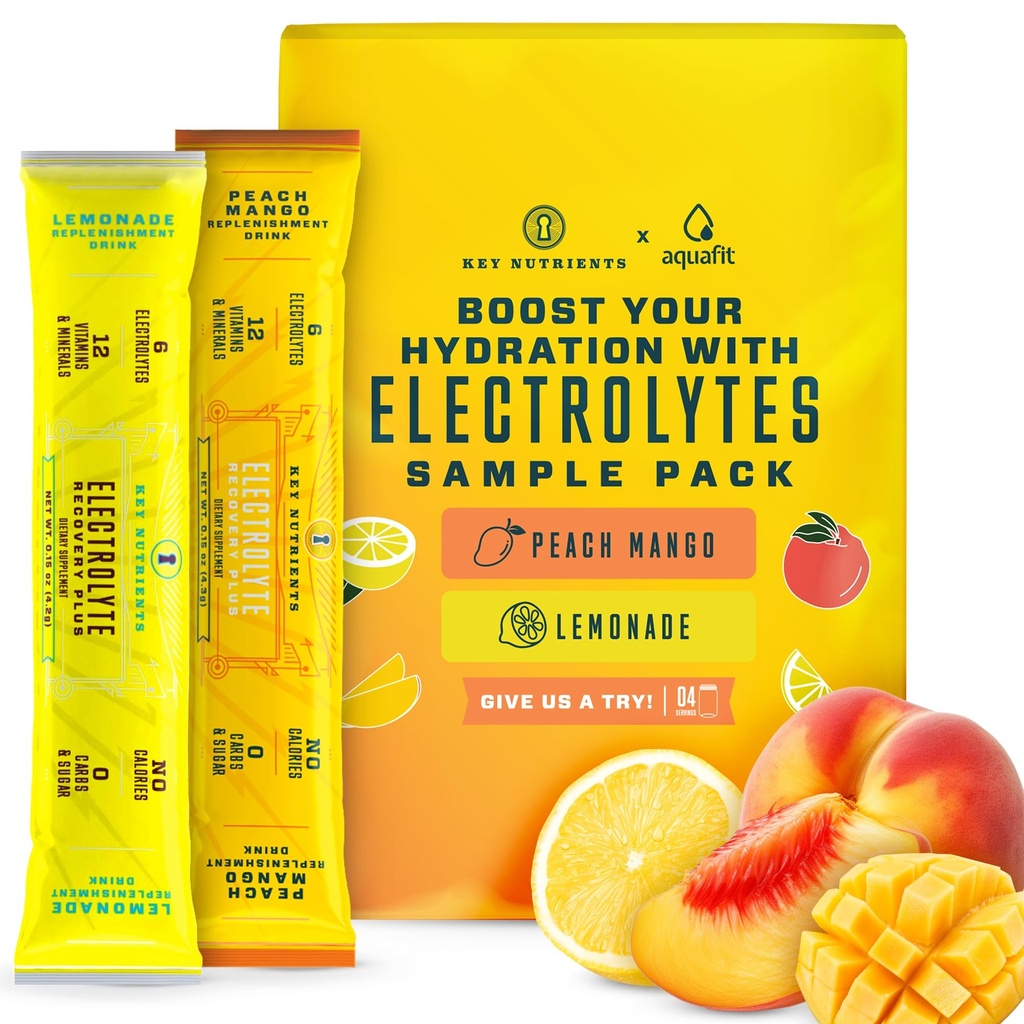 KEY NUTRIENTS Electrolytes Packs 4's (2 flavors).