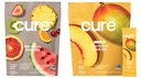 Cure Hydration | Plant-Based Electrolyte Drink Mix | No Added Sugar | Dehydration Relief Powder Made with Coconut Water | Non-GMO | Vegan | 8 Pack Tropical Variety & 14 Pack Peach Mango
