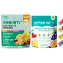 Venture Pal Sugar Free Electrolyte Powder Packets & 2-in-1 Hydration + Immune Electrolytes Powder Packets
