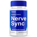 Nerve Sync Capsules, NerveSync Pills for Neuropathy Brain Health Support Supplement with Premium Blend Vitamins, Nerve Health Function All Natural Maximum Strength Wellness Reviews (60 Capsules)