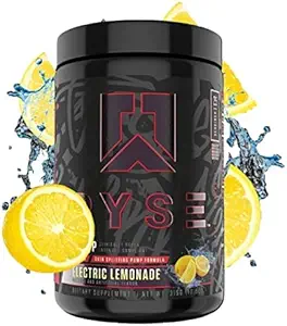 Ryse Project: Blackout Pump Powder | Pumpe, Leistung, Endure | Betaine Anhydrous & NO3-T Nitrat Formel für Max Pump | 25 Servierungen (Electric Lemonade)