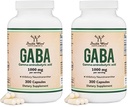 GABA Supplement (300 Capsules, 1,000mg per Serving) Promotes Calm, Relaxation, and Supports Sleep (Vegan Safe, Gluten Free, Non-GMO)(Gamma Aminobutyric Acid) by Double Wood (Pack of 2)