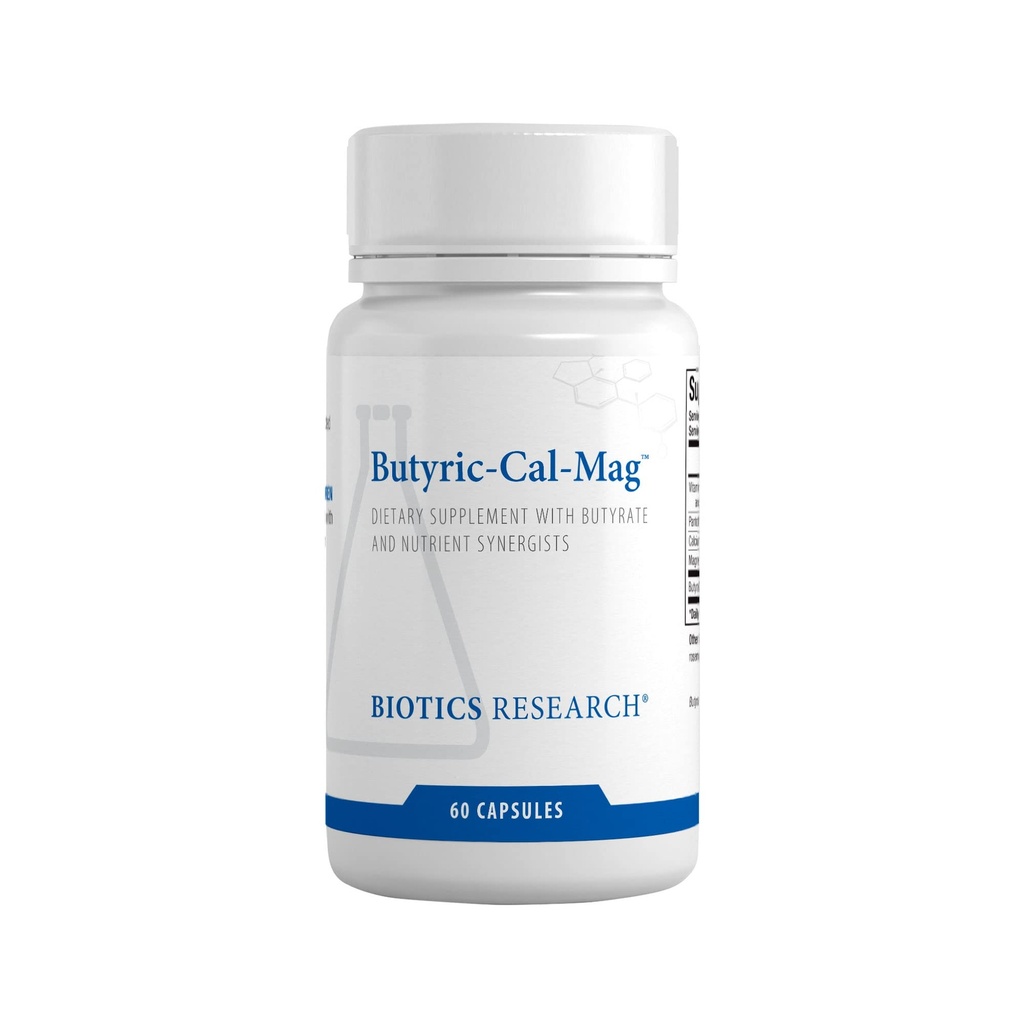 Biotics Research Butyric Cal Mag Intestinal Support, Gut Health, Supports Healthy Pathways, Immune Support 60 Count