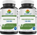 Brieofood Pregnenolone 100 mg 120 Tablets - Hormone Balance Supplement (Pack of 2)