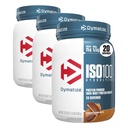 Dymatize ISO100 Whey Protein Powder Isolate, Chocolate Peanut Butter, 25g of Protein, 20 Servings, 5.5g BCAAs, Less Than 120 Cal., Gluten Free, 1g Fat, 1g Sugar, 2g Carb (Pack of 3)