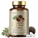 Wormwood Black Walnut Clove Cleanse, 120 Count – Potent Intestinal Balance Formula for Digestive Support, Natural Herbal Microbial Health Supplement, Vegan Non-GMO Capsules