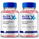 Elite Grow XL Gummies, EliteGrow XL Supplement Gummies for Men - Maximum Strength Performance All Natural Gummy to Support Stamina, Endurance and Energy, EliteGrowXL Gomitas Reviews (2 Pack)
