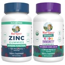 MaryRuth Organics Zinc (Tart Raspberry) & Kinder Immunität Gummis (Mixed Berry) | Clean Label Project Verified® | Vitamine für Immunität und Gesundheit | Vegan, Non-GMO, No Gelatin