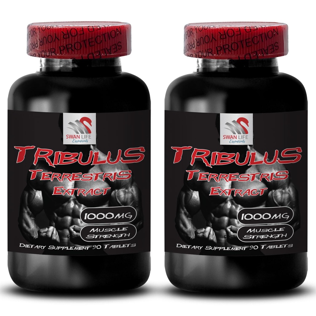Active Energy Formula - TRIBULUS TERRESTRIS Extract - Stamina Optimization, Natural Boost Blend, Body Empowerment Formula, Energy Enhancement, Strength Rejuvenation, Physical 2 Bottles 180 Tablets