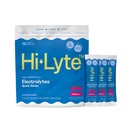 Hi-Lyte Hydration Packets Raspberry - Daily Essentials Electrolytes Packets Drinks - 16 Count