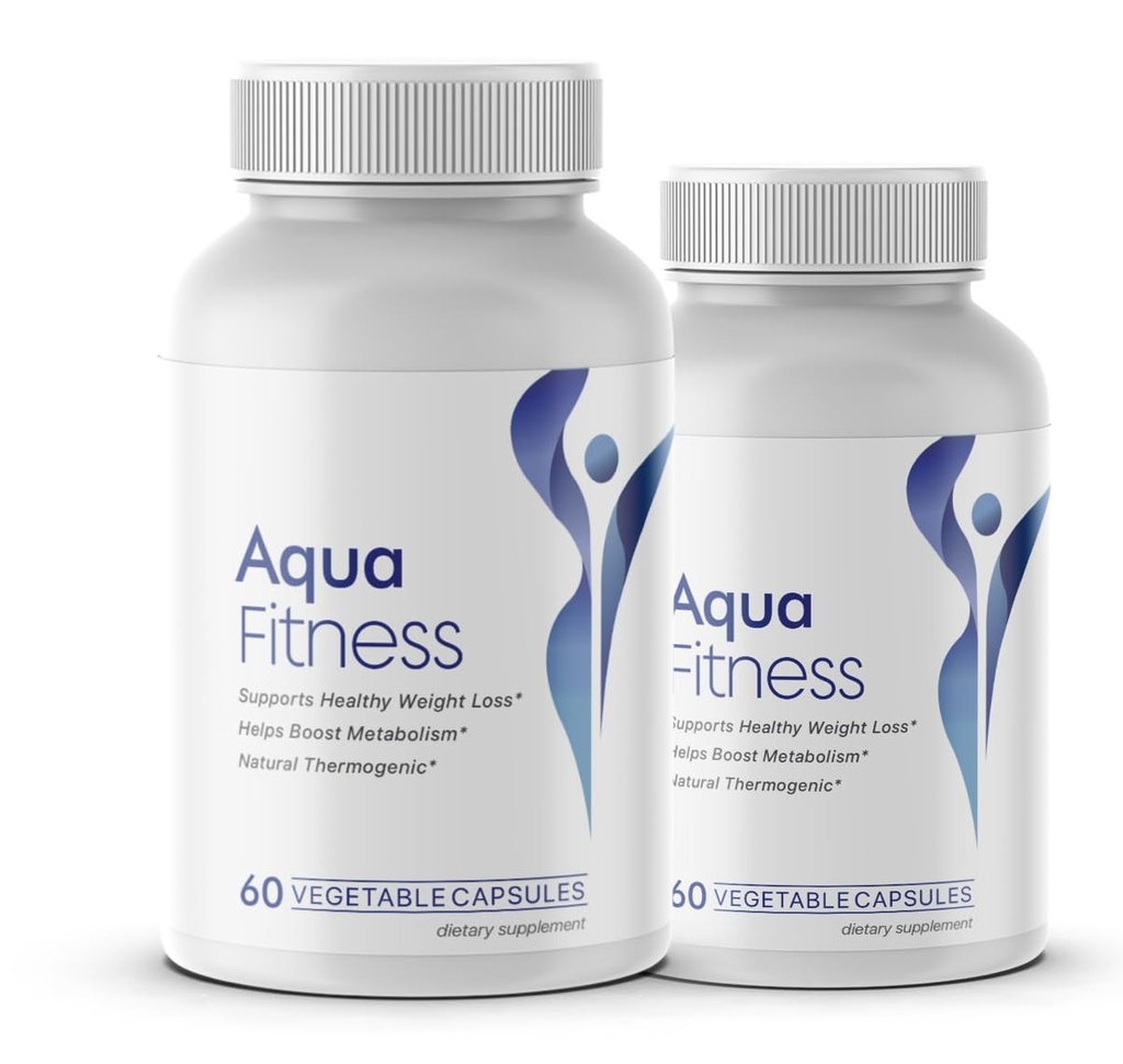 Aqua Fitness Official Premium All Natural Daily Health Support (2Pack - 120 Capsules)
