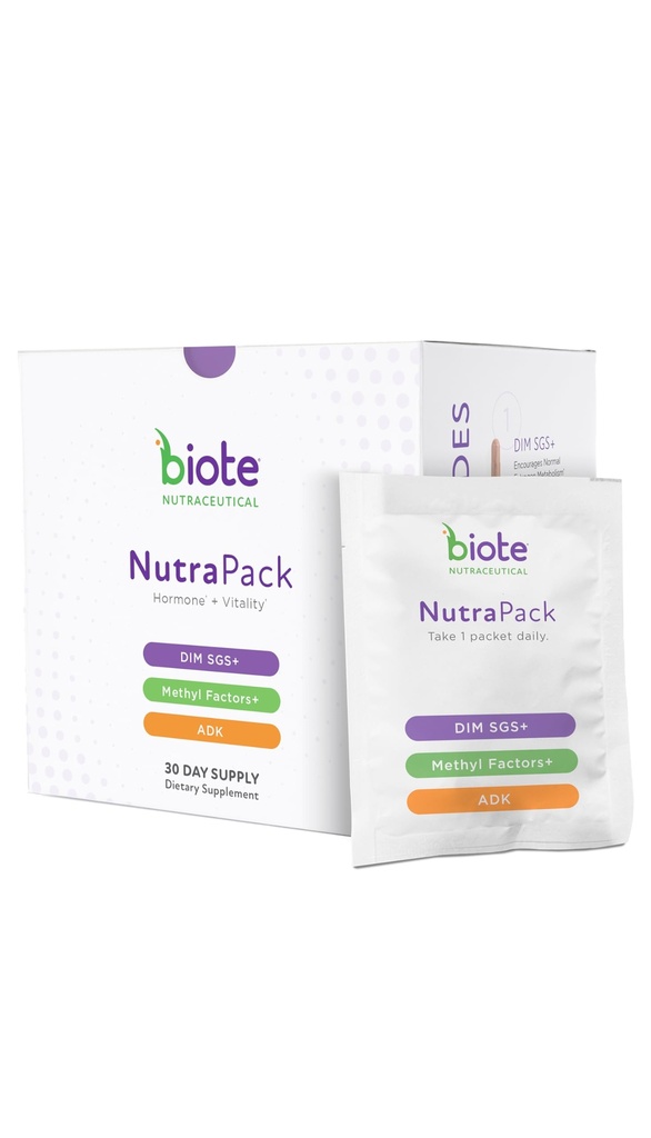 Biote Nutraceuticals - NutraPack - Hormone Balance + Vitality Support (Daily Packets 30-Day)
