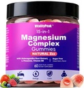 Magnesium Sleep Gummies 400mg – Calm Magnesium Complex Gummies for Sleep Support & Relaxation with L-Theanine & Ashwagandha – Non Melatonin, Sugar Free Vegan, 60 Count