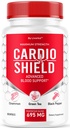 Cardio Shield Capsules - Official Supplement Support Vitamin Pills, All Natural Cardio Shield Advanced Premium Formula Wellness & Overal Health Review, 60 Capsules for 1 Month