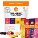 ZYN Electrolyte Drink Mix Hydration Packets, Electrolytes Powder, Hydration Packets w/Turmeric Curcumin, Vitamin C and D, Zinc, Hydrate Electrolyte Powder Packets for Wellness, Variety Pack of 8