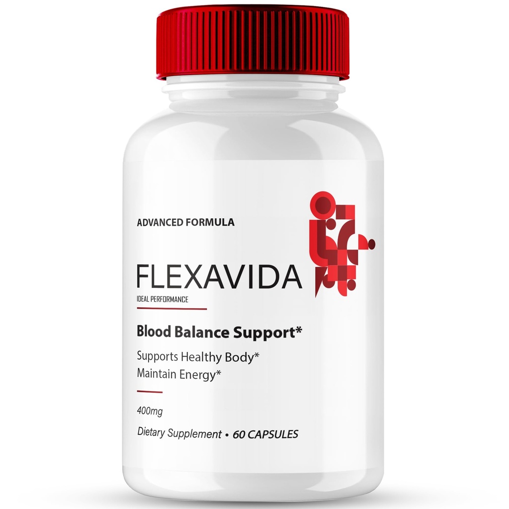 Flexavida Capsules, Official Flexa Vida Blood Optimizer Supplement Pills with All Natural Ingredients - Maximum Strength, Advanced Formula Flexavida Health & Wellness Support Reviews (60 Capsules)