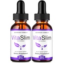 Vitaslim Drops, Official Vitaslim Supplement Droppers - Maximum Strength, All Natural Keto Liquid Formula to Sustain Active Lifestyle & Fitness Goals, Overall Health and Wellness Reviews (2 Pack)