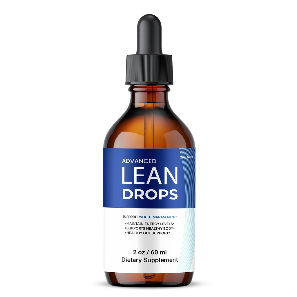 Lean Drops, All Natural Maximum Strength Formula, LeanDrops Supplement Liquid, Energy, Wellness and Health (1 Pack)