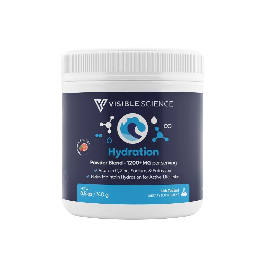 Hydration Powder – Electrolyte Blend for Rehydration & Energy Support, 240 Grams, 1 Jar