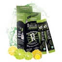 Rebellious Luminous Limeade Organic Drink Mix – Zero Calorie Energy Drink Mix | Monk Fruit & Green Tea Extract | L-Theanine + Natural Caffeine | 100% Plant-Based | Pack of 10 | Keto,Gluten-Free