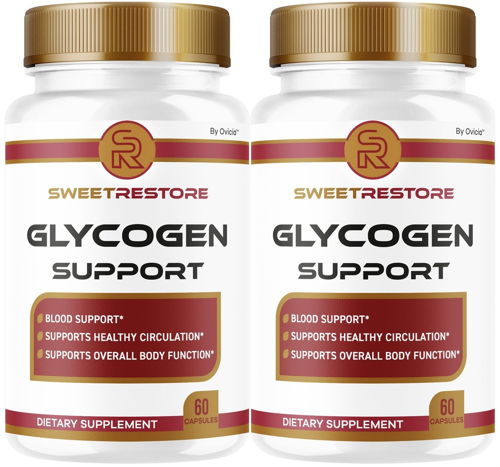 (2 Pack) Sweet Restore Glycogen Support - Official Sweet Restore Capsules Advanced Formula with All Natural Ingredients, SweetRestore Glyco Pills for Wellness & Health, 120 Capsules for 2 Months