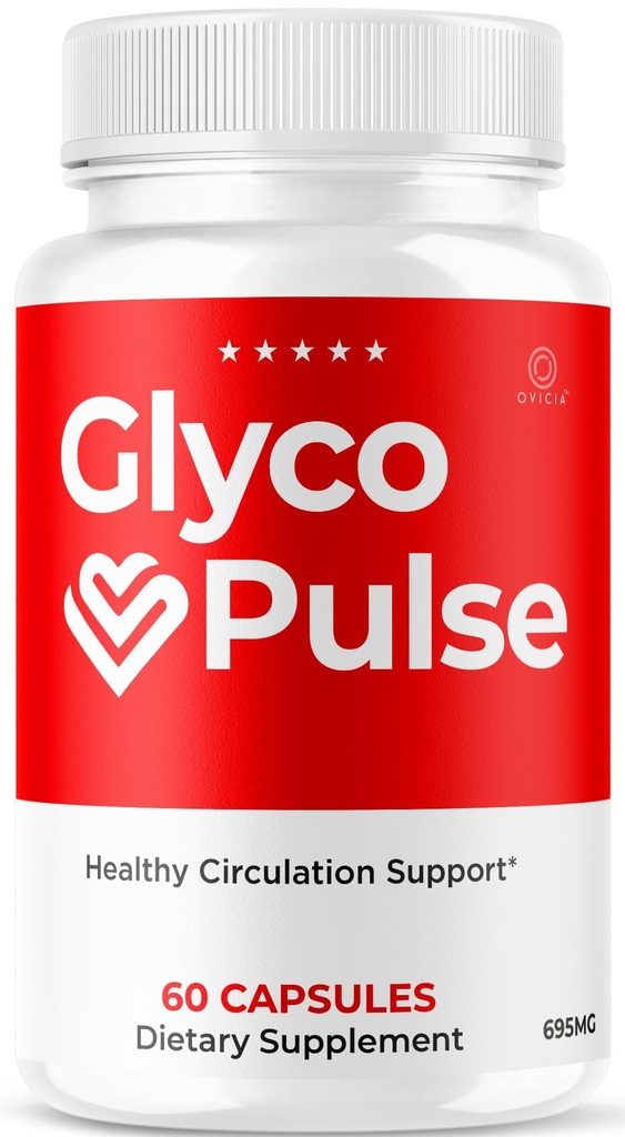 Glyco Pulse Capsules - Official GlycoPulse Pills Advanced Premium Formula Support Maximum Strength, All Natural Ingredients Vitamins for Overall Health & Wellness, 60 Capsules for 1 Month