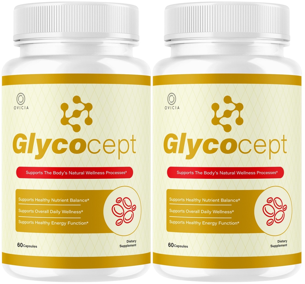 (2 Pack) Glycocept - Glycocept Advanced Formula Support Capsules All Natural Premium Ingredients Maximum Strength, Daily Pills Support Vitamins for Health and Wellness, 120 Capsules for 2 Months