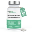 Love Life Supplements MultiSpore® Plus Probiotics, 120 Capsules, 4 Month Supply, Bacillus Coagulans Bacillus Subtilis, Spore-Based, Digestive Enzymes, Prebiotic Inulin, Vegan, Gut Balance