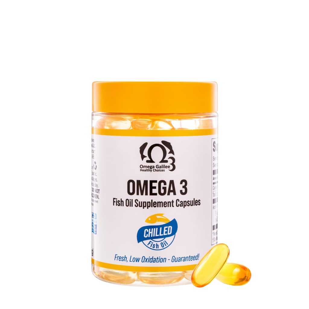 No more Omega 3 fish oil Oxidation Problem, We solved it with Cold-Packed for Freshness & Potency. Triple Strength, Chilled, Heavy Metal Free Omega 3 Supplement for Heart & Brain Support, 100 Softgels