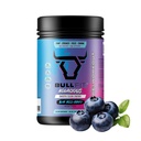 BULLFIT Pre Workout Powder, Support for Men & Women, L Citrulline, Creatine, Beta Alanine & Electrolytes, Powdered Drink Mix with No Sucralose & Zero Sugar, 20 Srvgs (20 SRV, Blue Raspberry)