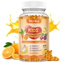 Magnesium Gummies for Kids - Magnesium Supplement with L-Theanine, Chamomile & Multivitamins for Kids & Adults Sleep, Calm, Relaxation, Sugar Free Orange Flavor 60 Gummies