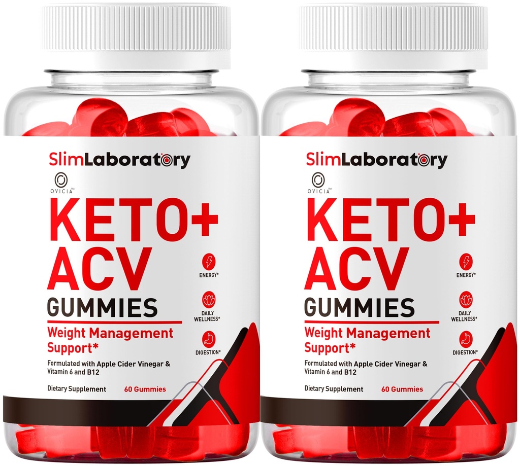 (2 Pack) Slim Laboratory Gummies - Official SlimLaboratory Advanced Premium Formula Support Maximum Strength, All Natural Ingredients Vitamins for Overall Health & Wellness, 120 Gummies for 2 Months