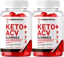 (2 Pack) Slim Laboratory Gummies - Official SlimLaboratory Advanced Premium Formula Support Maximum Strength, All Natural Ingredients Vitamins for Overall Health & Wellness, 120 Gummies for 2 Months