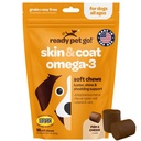Skin and Coat Ergänzung für Hunde | Nourishing Omega 3 für Hunde mit EPA DHA Krill Öl und Vitamin E | Hund Haut und Mantel Ergänzung | 1 Chew bis 75lbs | NASC Zertifiziert & Made in den USA | 90 Chews