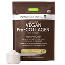 Igennus Advanced Vegan Vanille Collagen Peptide Powder, Enhanced with Glycine, Proline & Hydroxyproline & Cofactor Vitamin C, Non GMO, Vegetarische Pflanzenbasis Collagen Powder Booster, 35 Servierungen