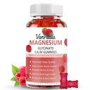 Magnesium Glycinate 400mg Gummies, High Absorption Magnesium Complex for Women, Kids, Adults, Sleep aid, Calm,Muscle Relaxation, Vitamins B6, D & Potassium Supplement, Gluten-Free Vegetarians.