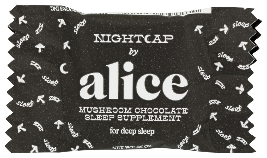 Alice Mushrooms Nightcap Mushroom & Mineral Chocolate SGL, 0.25 OZ